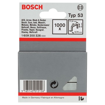 Bosch KLAMMER TYP 53 6MM 1000ST