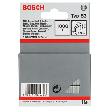 Bosch KLAMMER TYP 53 8MM 1000ST