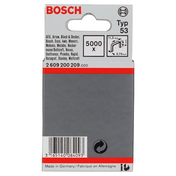 Bosch KLAMMER TYP 53 6MM 5000ST