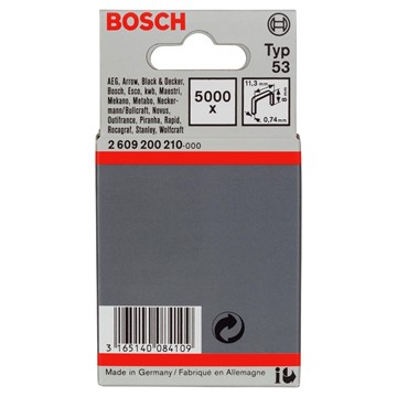 Bosch KLAMMER TYP 53 8MM 5000ST