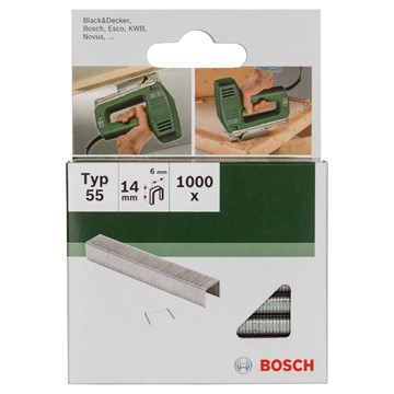 Bosch KLAMMER TYP 55 6X1,08X14MM 1000ST GL