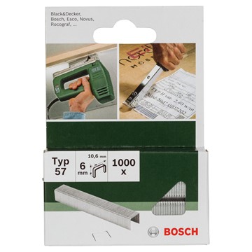 Bosch KLAMMER TYP 57 10,6X1,25X6MM 1000ST GL
