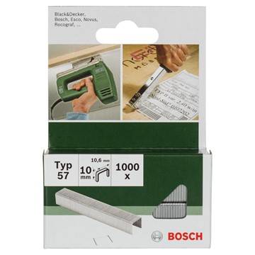 Bosch KLAMMER TYP 57 10,6X1,25X10MM 1000ST GL