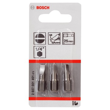 Bosch BITS SPÅR 0,8X5,5 25MM 3ST