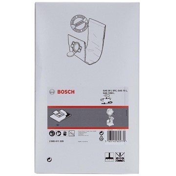 Bosch DAMMPÅSE FÖR GAS 15 L 5ST