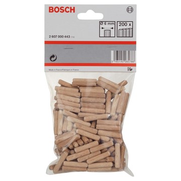 Bosch TRÄPLUGG 6X30MM 200ST