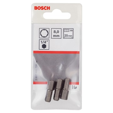 Bosch BITS SEXKANT 8 25MM 3ST
