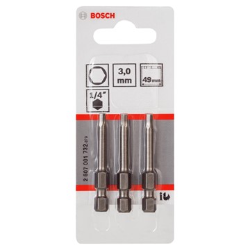 Bosch BITS SEXKANT 3 49MM 3ST