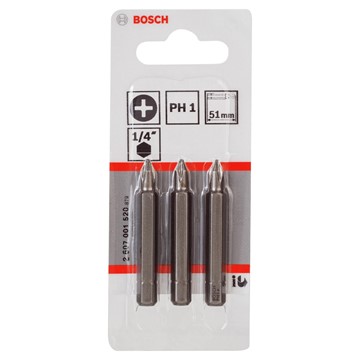 Bosch BITS PH1 51MM 3ST