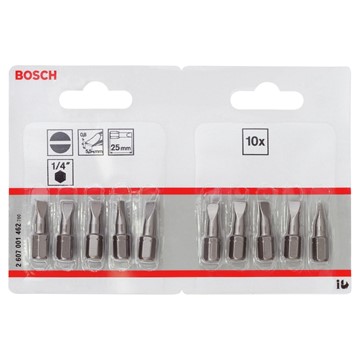 Bosch BITS SPÅR 0,8X5,5 25MM 10ST