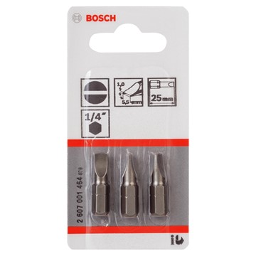 Bosch BITS SPÅR 1X5,5 25MM 3ST