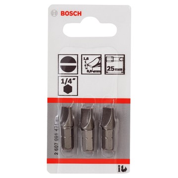Bosch BITS SPÅR 1,6X8 25MM 3ST
