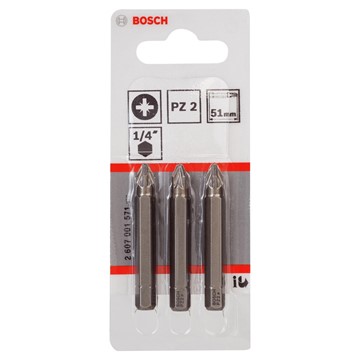 Bosch BITS PZ2 51MM 3ST