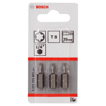 Bosch BITS T8 25MM 3ST