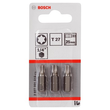Bosch BITS T27 25MM 3ST