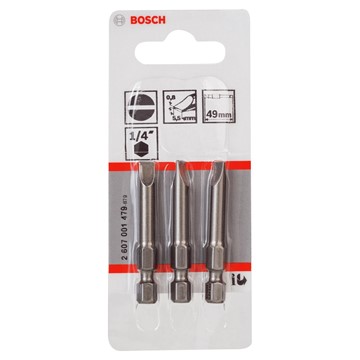 Bosch BITS SPÅR 0,8X5,5 49MM 3ST