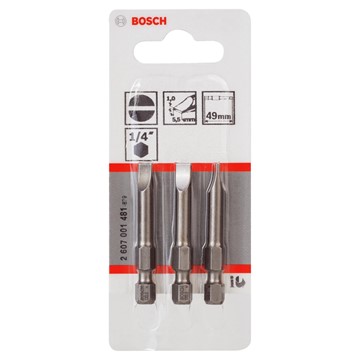 Bosch BITS SPÅR 1X5,5 49MM 3ST