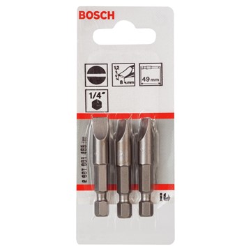 Bosch BITS SPÅR 1,2X8 49MM 3ST