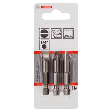 Bosch BITS SPÅR 1,6X8 49MM 3ST