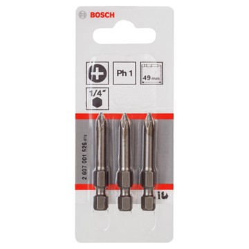 Bosch BITS PH1 49MM 3ST