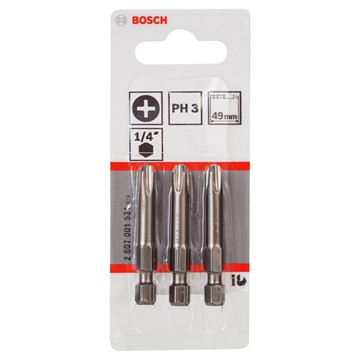 Bosch BITS PH3 49MM 3ST