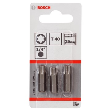 Bosch BITS T40 25MM 3ST