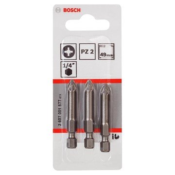 Bosch BITS PZ2 49MM 3ST
