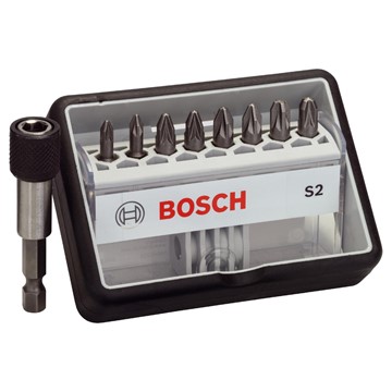 Bosch BITSSET S2 PZ1/2/3 XH QH 25MM 9ST