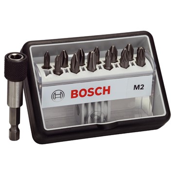 Bosch BITSSET M2 PH/PZ XH QH 25MM 13ST