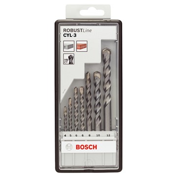 Bosch BORRSET SILVERPERC 4-12MM 7ST ROBUSTLINE