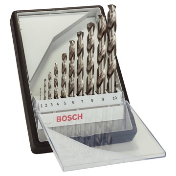 Bosch BORRSET ROBUSTLINE HSS-G 135GR 1-10MM 10ST