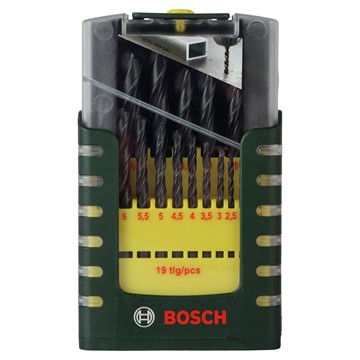 Bosch METALLBORRSET HSS-R 19 DELAR PL