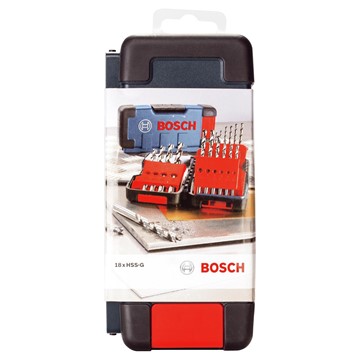 Bosch METALLBORRSET HSS-G 1-10MM 18ST