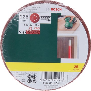 Bosch SLIPARK EXC 125MM MIX 25ST PL