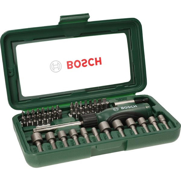 Bosch SKRUVMEJSELSET I PLASTBOX 46D