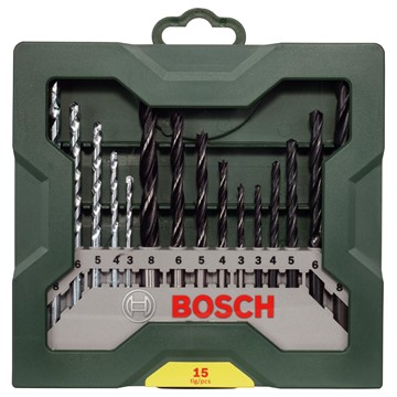 Bosch BORRSET TRÄ METALL MUR X-LINE 15ST