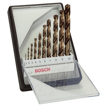Bosch METALLBORRSET HSS-CO 10ST ROBUSTLINE