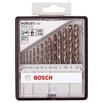 Bosch METALLBORRSET HSS-CO 13ST ROBUSTLINE