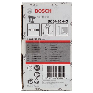 Bosch DYCKERT 20GR 1,6X44MM EFZ 2000ST