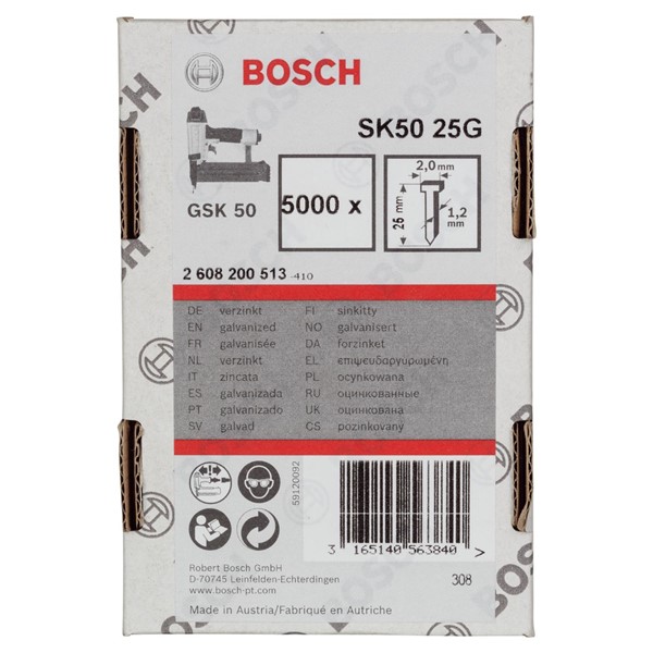 Bosch DYCKERT 0GR 1,2X25MM EFZ 5000ST