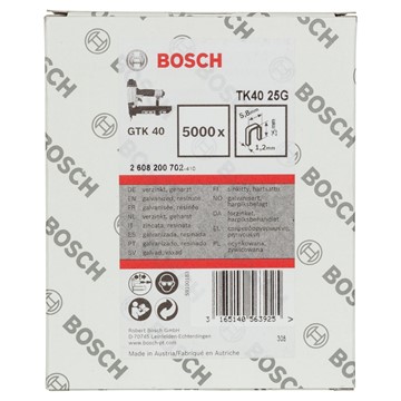 Bosch KLAMMER 1,2/18G 25MM 5000ST
