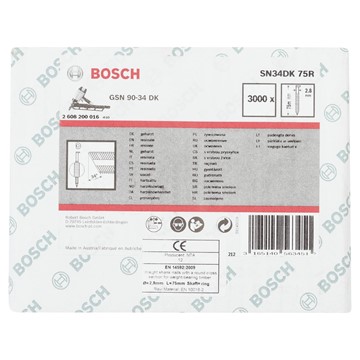 Bosch SPIK 34GR 2,9X75 BL K 3000ST