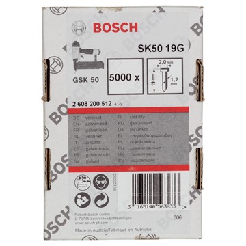 Bosch DYCKERT 1,2/18G 19MM 5000ST