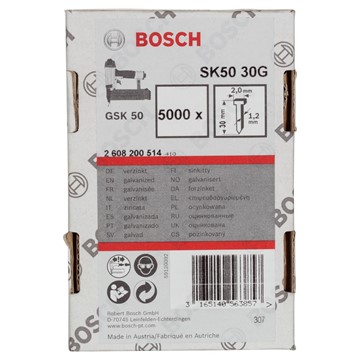 Bosch DYCKERT 1,2/18G 30MM 5000ST