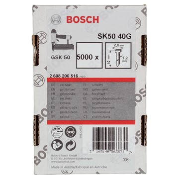 Bosch DYCKERT 1,2/18G 40MM 5000ST