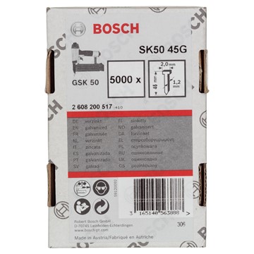 Bosch DYCKERT 1,2/18G 45MM 5000ST
