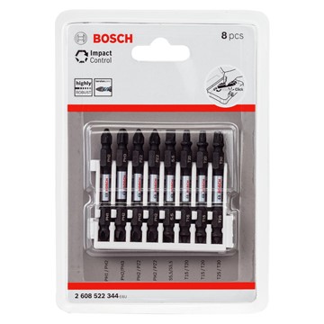 Bosch BITSSET IMPACT PH-PZ-SL-TX 65MM 8 DELAR