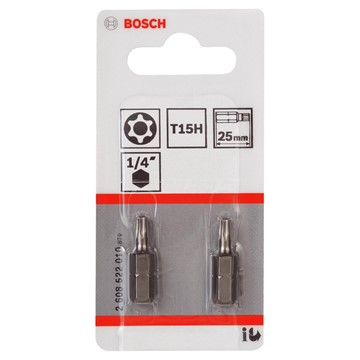 Bosch BITS T15 SECURITY TORX 2ST