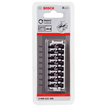 Bosch BITS IMPACT T20 25MM 8ST