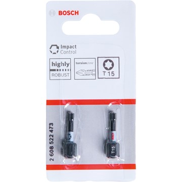 Bosch BITS T15 IMPACT 25MM 2ST